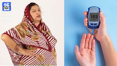 housewife bone pain diabetes trouble Follows many regimens