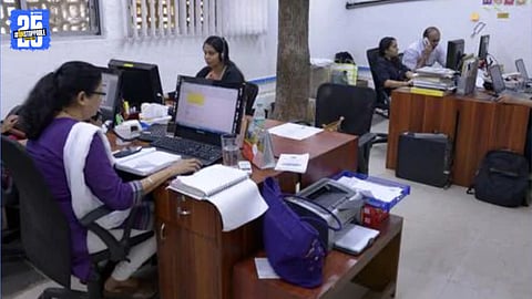 Private company Employees working