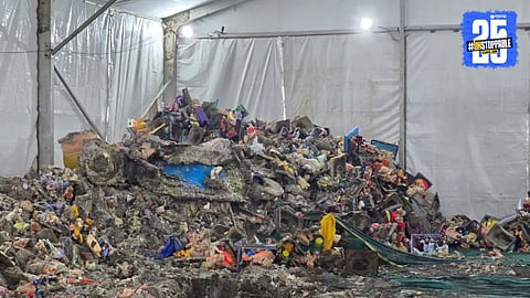 Disposal of ganesh idols at dumping ground