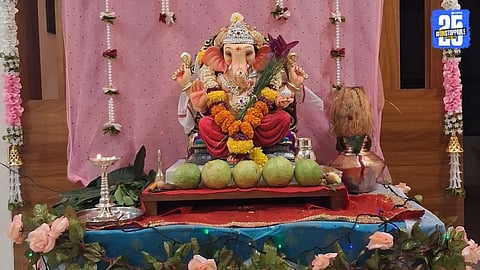 Home Ganpati Darshan