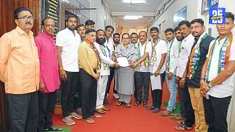 NCP protest,