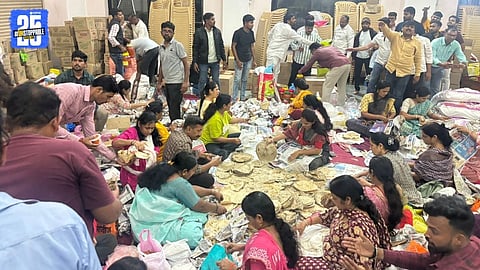 food supply by baramati for maratha morcha mumbai