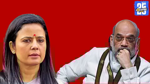 TMC leader Mahua Moitra faces legal trouble after a controversial remark on Amit Shah, with an FIR filed in Bengal.