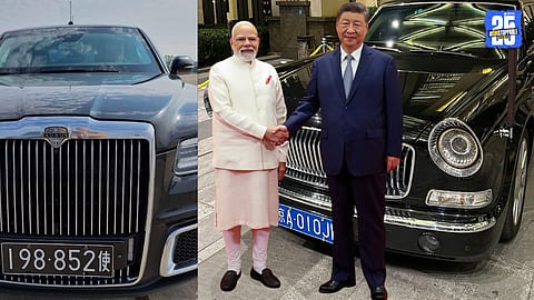 Xi Jinping Gives Modi His Car Putin Uses Russian Vehicle