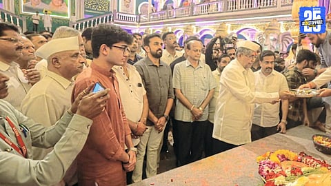 Guardian Minister Chandrakant Patil appealed for unity, saying Khanapur’s development is possible only when everyone works together.