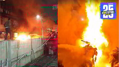 Dadar Railway Station Parking Fire