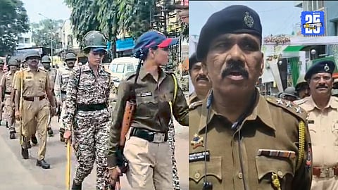 police march