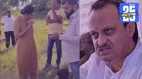 IPS Anjali Krishna vs Ajit Pawar Viral Video