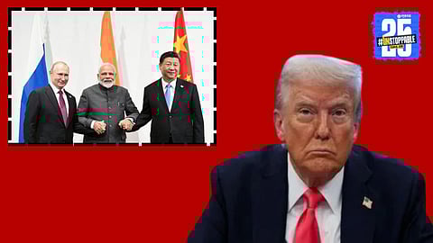 Former U.S. President Donald Trump claims tariffs pushed India and Russia closer to China, reshaping global trade dynamics.