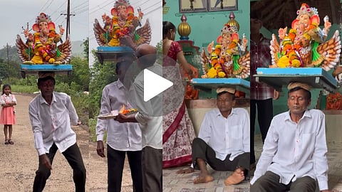 Ganpati Visarjan Unique Tradition Satara