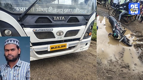 city bus bike accident