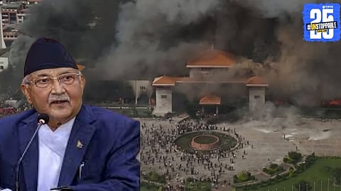 Former Nepal Prime Minister KP Oli sharing his first reaction after stepping down due to Gen Z-led violent protests.