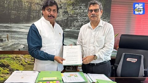MP Dhairyasheel Mohite Patil submits memorandum to Union Forest Secretary over murum excavation case.