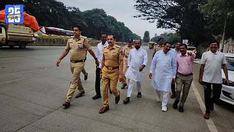 manoj patil himmat jadhav and mla bapusaheb pathare