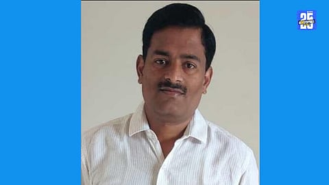 Police deployment in Sangola taluka during Shaktipeeth highway measurement work under prohibitory orders.