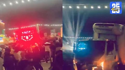 A speeding truck rammed into a Ganesh Visarjan procession in Karnataka, leaving eight people dead and several injured.