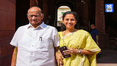 Sharad Pawar and Supriya Sule