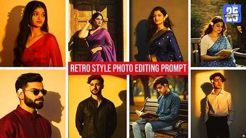 Retro Style Vintage Photo Editing Prompt
