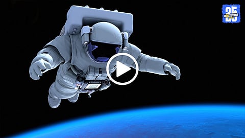 Shubhanshu shukla space station exercise fitness video