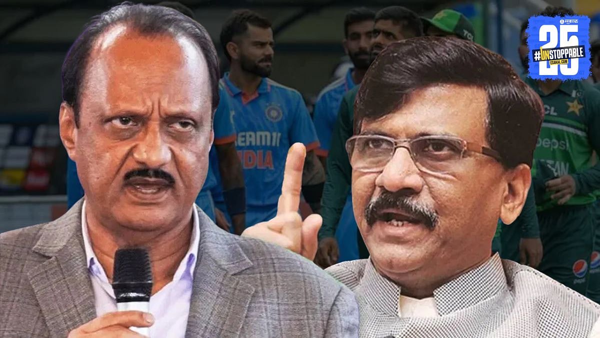 Sanjay Raut: अजित पवारांवर टीका करताना संजय राऊतांची जीभ घसरली... नको ...