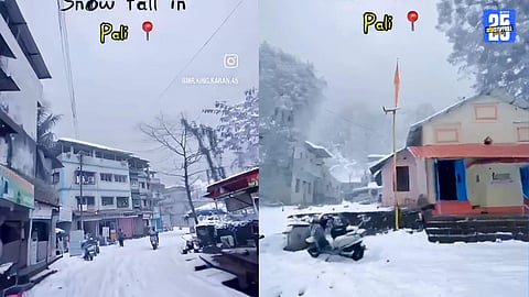 AI video turns Raigad into a snowy wonderland; social media users in awe.