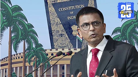  Indian Democracy: Strong Foundation on Constitution, says Chandrachud