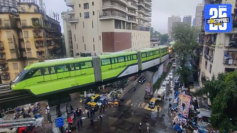 Mumbai Monorail Breakdown Again