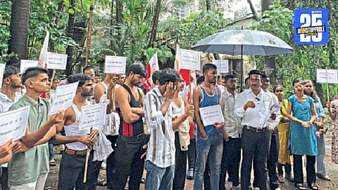 Hostel children's agitation for food allowance