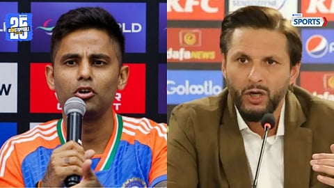 Shahid Afridi on Suryakumar Yadav handshake controversy 