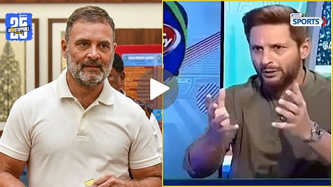 shahid Afridi praises Rahul Gandhi’s positive dialogue approach