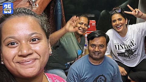 Actress Sonali Kulkarni shares video praising Siddheshwar Express on social media.