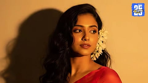 A 90s-style Bollywood-inspired AI saree portrait created with Gemini Nano Banana AI, featuring chiffon drapes, golden lighting, and cinematic background.