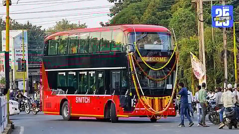 Double Decker Bus: पुणेकरांची स्वप्नपूर्ती! 'मनपा'च्या ताफ्यात डबल डेकर बस; 'या' मार्गांवर धावणार