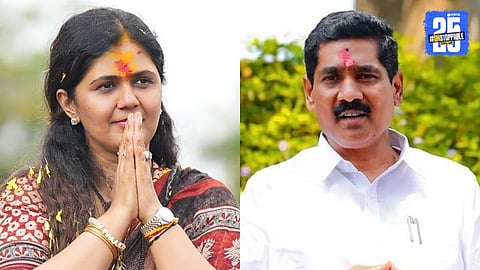 Pankaja Munde: ''बप्पा तुम्ही भाग्यवान.. कापनीच्या वेळी आलात'' पंकजा मुंडेंकडून बजरंग सोनवणेंना चिमटा
