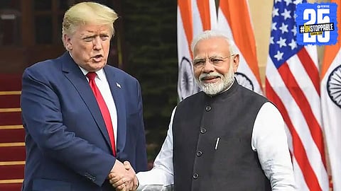 US may lift the additional 25 percent tariff on Indian goods, boosting bilateral trade relations.