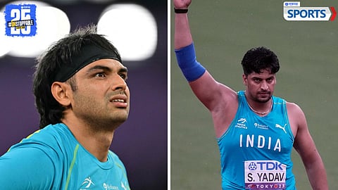 Neeraj Chopra - Sachin Yadav