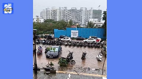 bavhdan police station area rain water