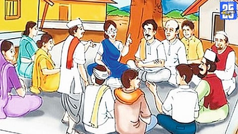 Guardian Minister Chandrakant Patil inaugurates Samruddha Panchayatraj Abhiyan in Sangli district covering 696 villages.