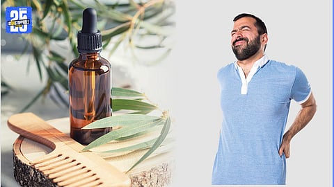 back pain hair falling