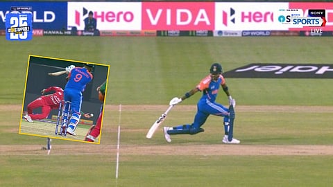 Abhishek Sharma and Hardik Pandya dismissed within 3 balls, India in early trouble vs Oman.