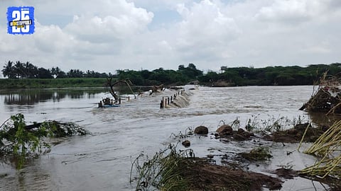 sina river dam underwater