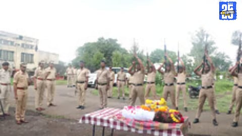 German Shepherd ‘Maya’, the loyal bomb detection dog of the Bomb Squad, laid to rest with state honours.