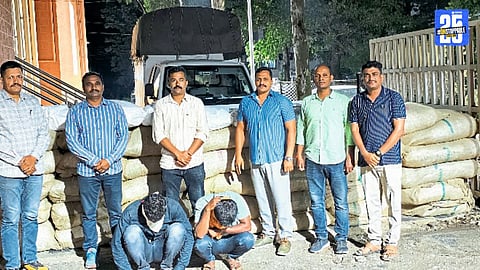 Police seize gutkha worth ₹26 lakh in Rui, two smugglers caught near Aurwad.