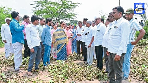 MLA Monika Rajale appeals to flood victims to submit damage details to administration for timely relief.