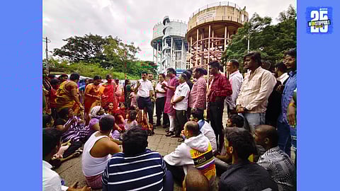 Protest Erupts Over Water Shortage in Vimanagar vadgaon sheri