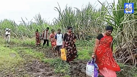 Bhuyanje Villagers Walk 11 Km Amid Rahulanagar Flood Struggle