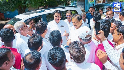 Jayant Patil demands ₹50,000 per acre compensation and complete loan waiver for farmers within 15 days."