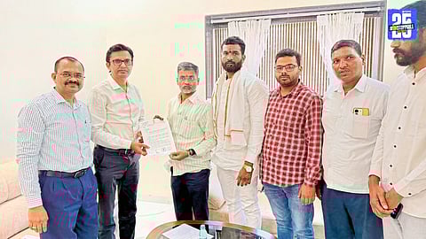 "MP Nilesh Lanke warns of agitation as Sambhajinagar road remains unrepaired despite official requests."