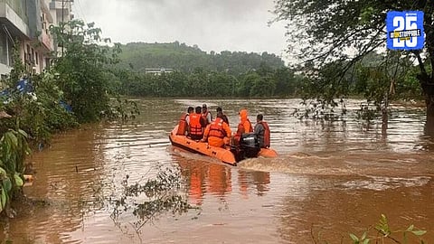 Heavy rains lash Maharashtra as monsoon withdrawal delays, causing floods and crop losses in several districts.