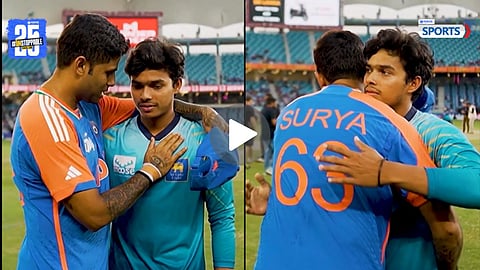 Suryakumar Yadav hugs and consoles Dunith Wellalage after the IND vs SL match amid the youngster’s personal loss.